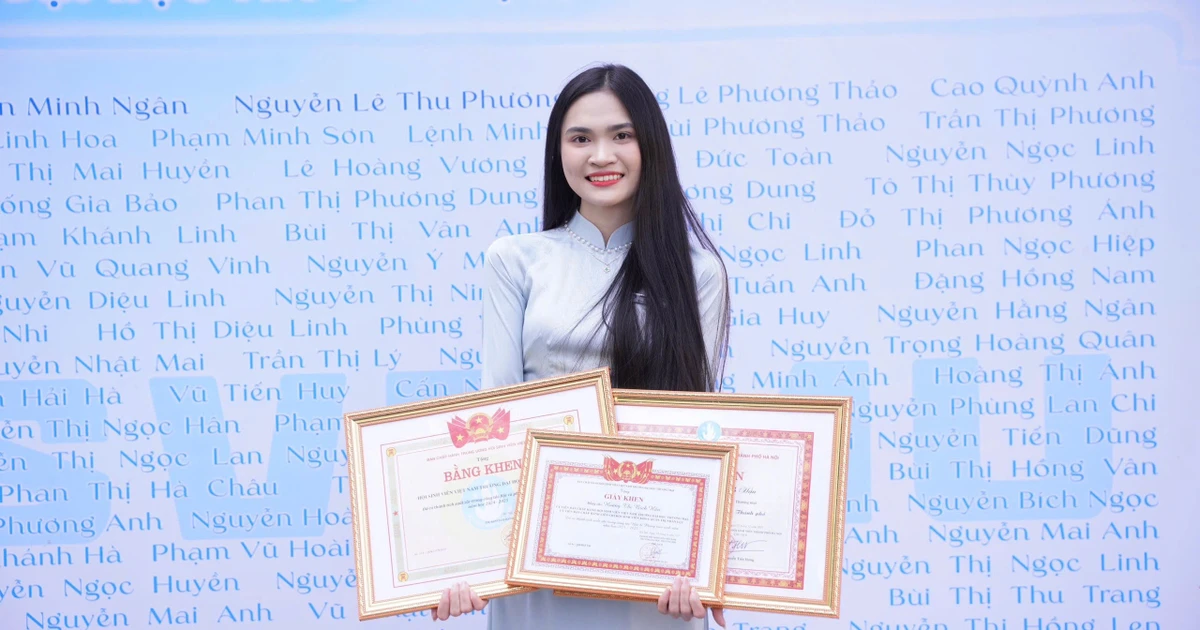 Phó Chủ tịch Hội Sinh viên với thành tích Sinh viên 5 tốt cấp Thành phố và dấu ấn nghiên cứu khoa học