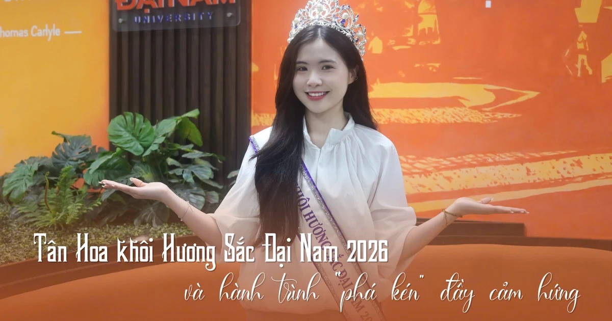 Tân Hoa khôi 'Hương sắc Đại Nam 2026' và hành trình 'phá kén' đầy cảm hứng