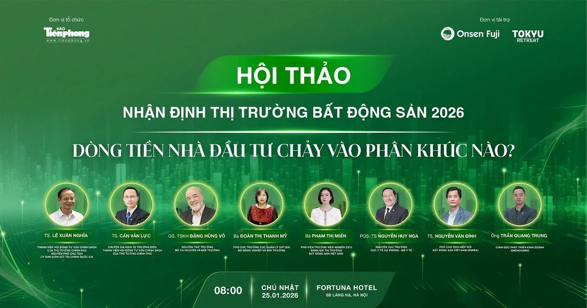 TRỰC TIẾP: Nhận định thị trường bất động sản 2026: Dòng tiền nhà đầu tư chảy vào phân khúc nào?