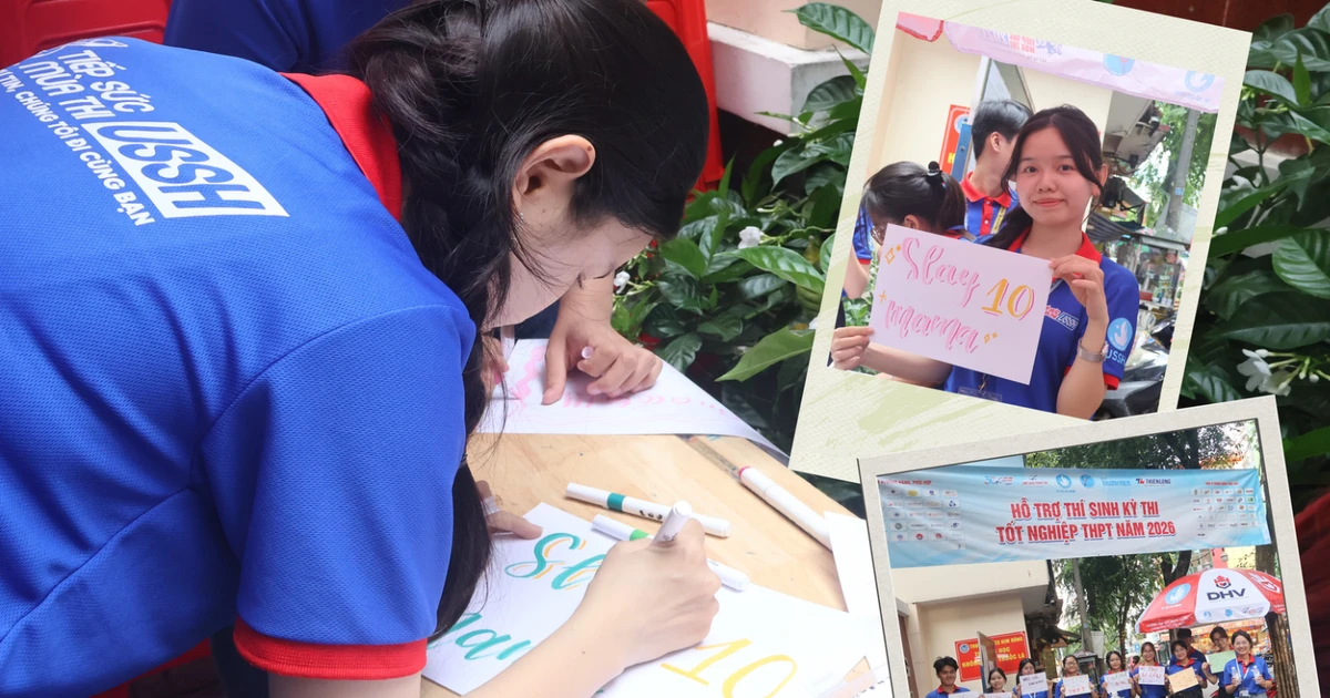 Kỳ thi tốt nghiệp THPT 2026: Hành trình tiếp sức 2K8 của những "chiến sĩ áo xanh"