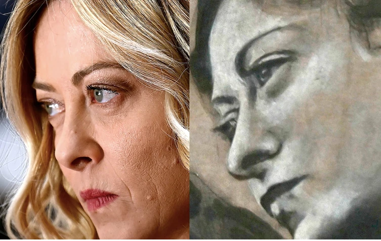 Tranh cãi bùng lên quanh bích họa thiên thần giống Thủ tướng Ý