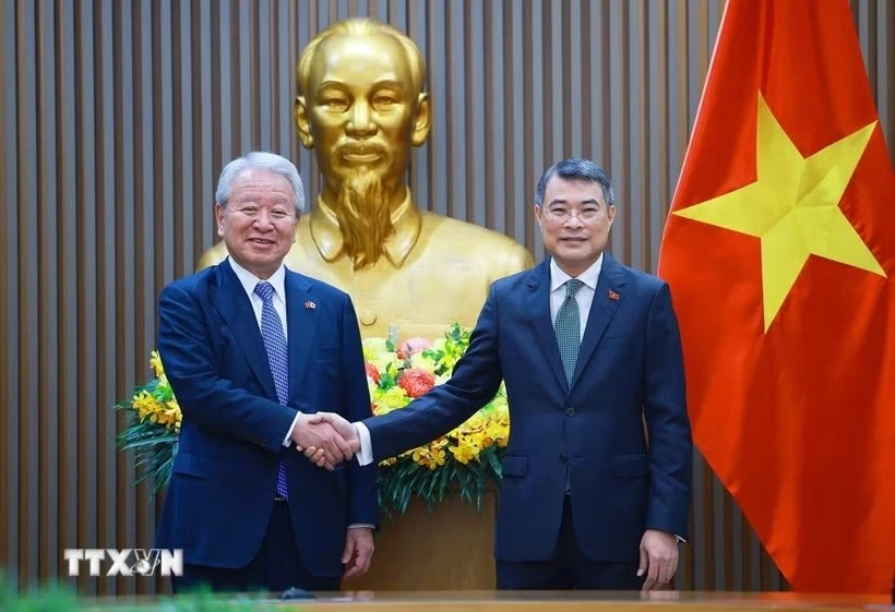 Thủ tướng Lê Minh Hưng tiếp Chủ tịch Cơ quan Hợp tác quốc tế Nhật Bản