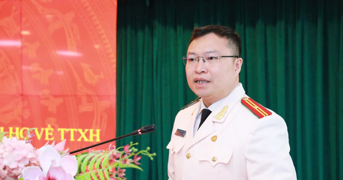 Thiếu tá Nguyễn Quốc Huy giữ chức Giám đốc Trung tâm Dữ liệu quốc gia về dân cư