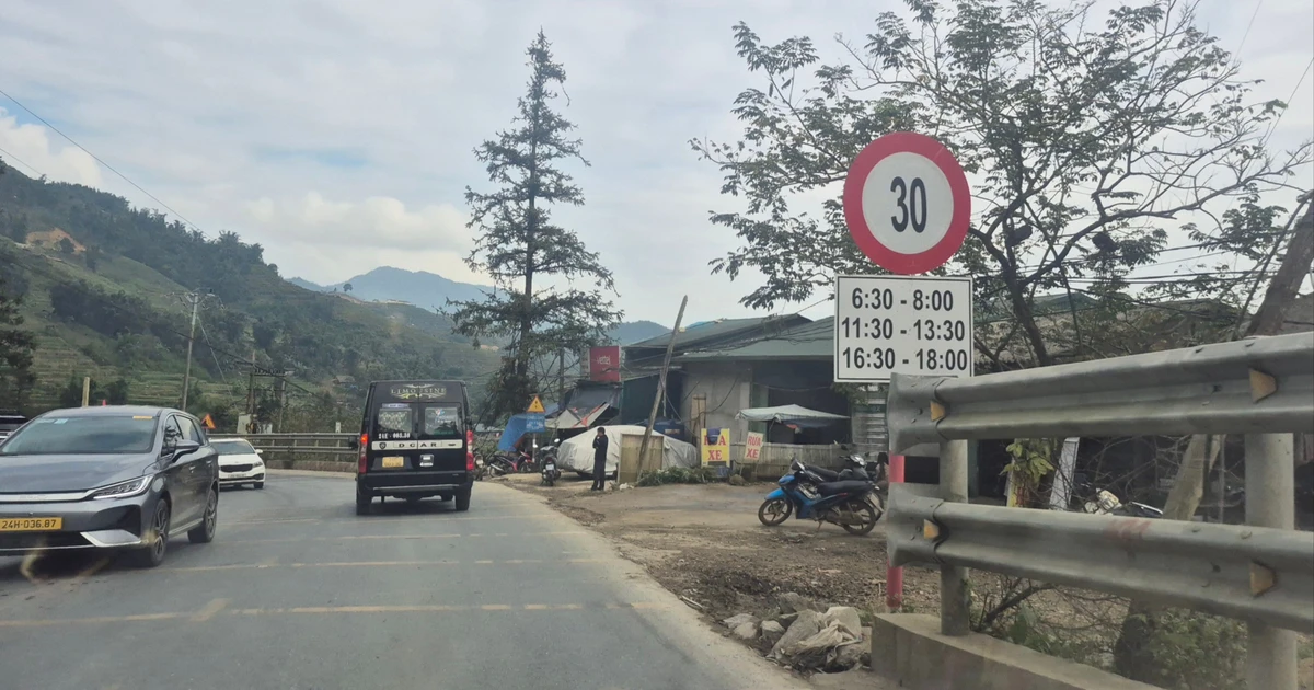 Lào Cai điều chỉnh biển hạn chế tốc độ đường lên Sa Pa sau phản ánh của Báo Tiền Phong