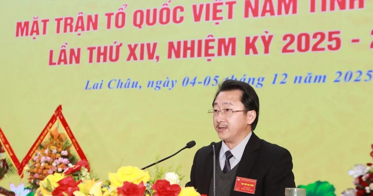 Ông Sùng A Hồ giữ chức Chủ tịch Ủy ban MTTQ Việt Nam tỉnh Lai Châu