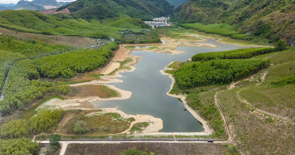Nước hồ Lòng Đèn chuyển màu đen bất thường, người dân nghi từ trang trại nuôi 40.000 con lợn