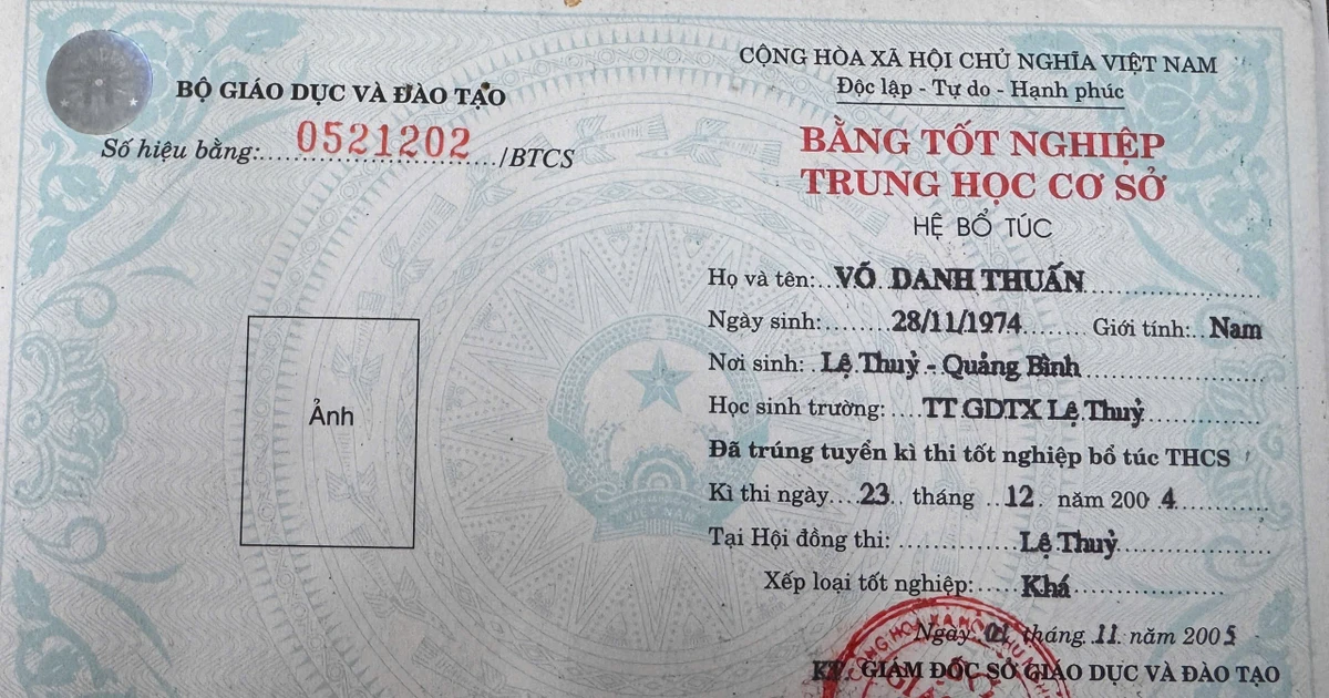 Quảng Trị: Xác minh hồ sơ học tập của Chủ tịch MTTQ xã Sen Ngư vì ‘vênh’ thời gian tốt nghiệp