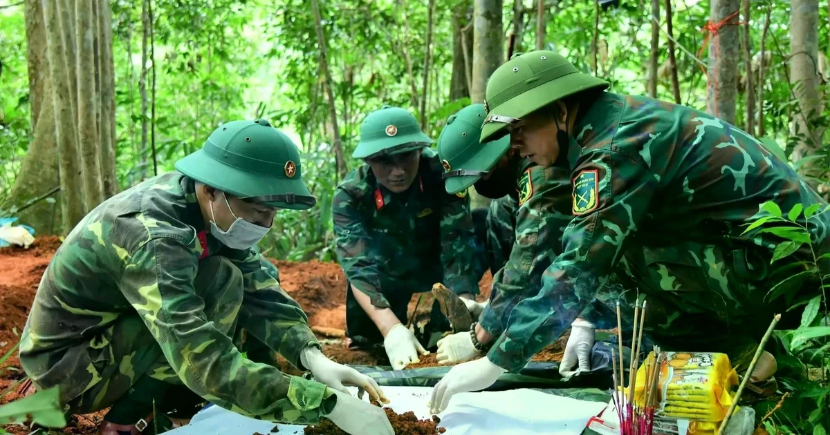 Quân khu 4 tìm kiếm, quy tập 263 hài cốt liệt sĩ trong mùa khô 2025 - 2026