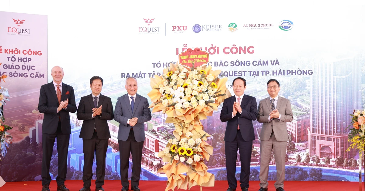 Khởi công tổ hợp Giáo dục quy mô 20.000 học sinh, sinh viên tại Hải Phòng