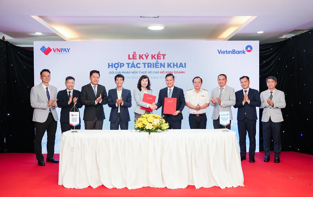 VietinBank và VNPAY hợp tác triển khai Bộ giải pháp Nộp thuế số, đồng hành cùng hộ kinh doanh chuyển đổi số