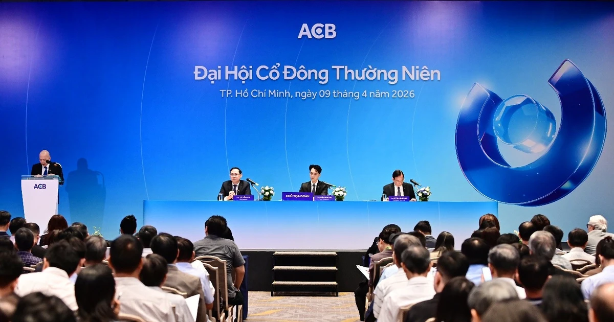 ĐHCĐ 2026: ACB thông qua mục tiêu lợi nhuận hơn 22.300 tỷ đồng
