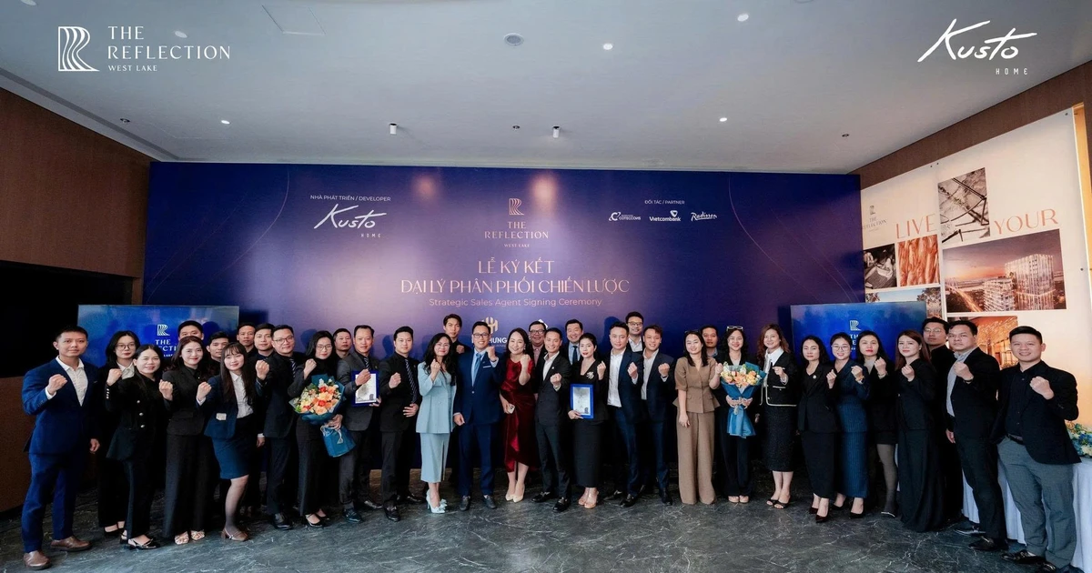 Kusto Home ký kết hợp tác chiến lược với Cen Land và Kiến Hưng phân phối dự án The Reflection West Lake