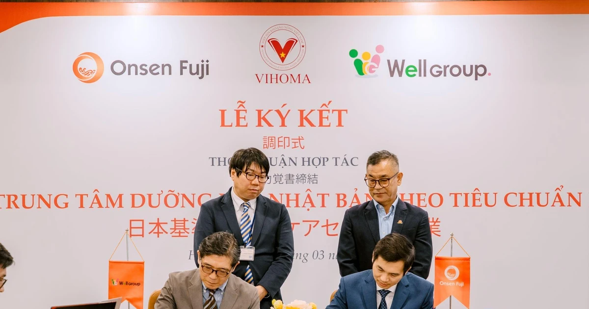 Onsen Fuji và Well Group ký kết hợp tác phát triển mô hình dưỡng lão khoáng nóng chuẩn Nhật tại Việt Nam