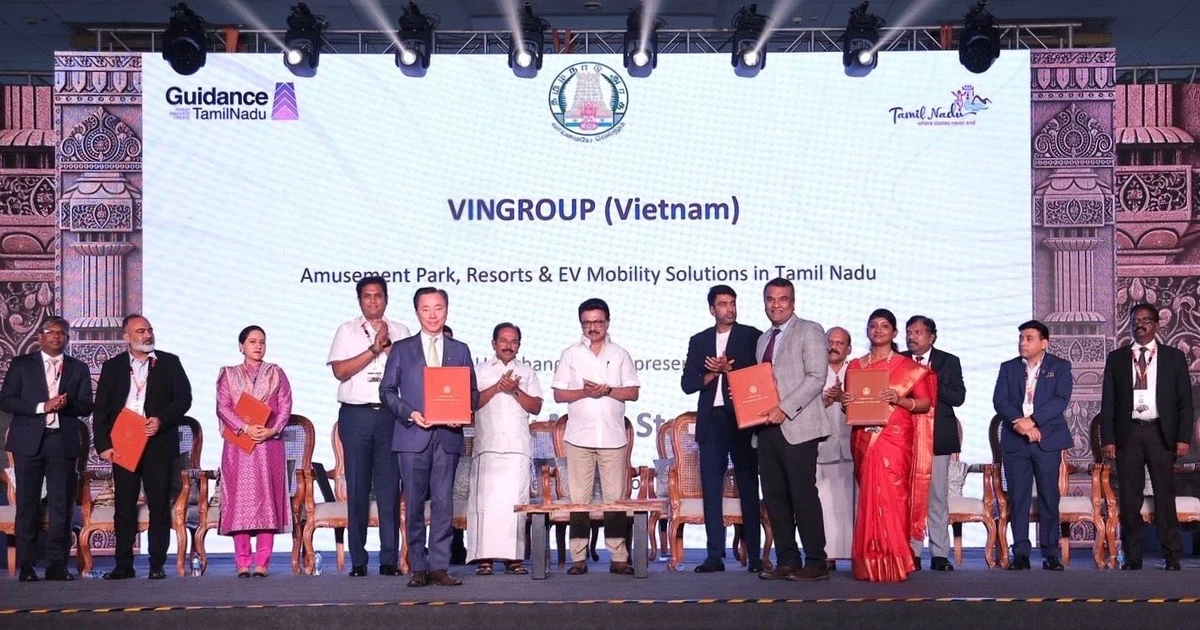 Vingroup ký kết MOU với bang Tamil Nadu, củng cố hệ sinh thái đa ngành tại Ấn Độ