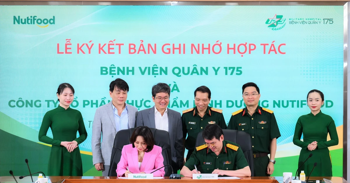 Nutifood và Bệnh viện quân y 175 hợp tác phát triển các giải pháp dinh dưỡng dựa trên bằng chứng khoa học