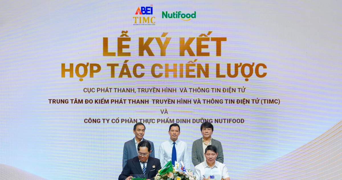 Nutifood và cục phát thanh, truyền hình và thông tin điện tử hợp tác chiến lược phát triển nguồn nhân lực số