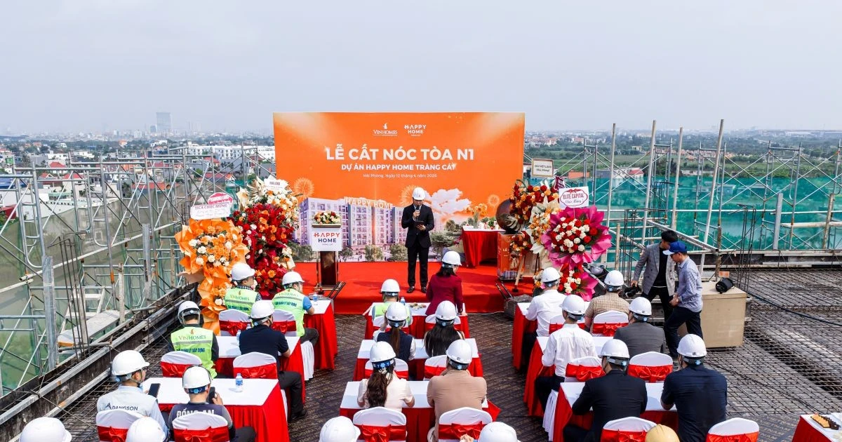 Thêm cột mốc thi công, Happy Home Tràng Cát rút ngắn hành trình tới “ngôi nhà hạnh phúc”