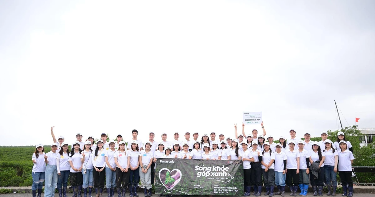 Tự hào kỷ lục 1 triệu cây, Panasonic tiếp tục hành trình “Sống khỏe góp xanh”