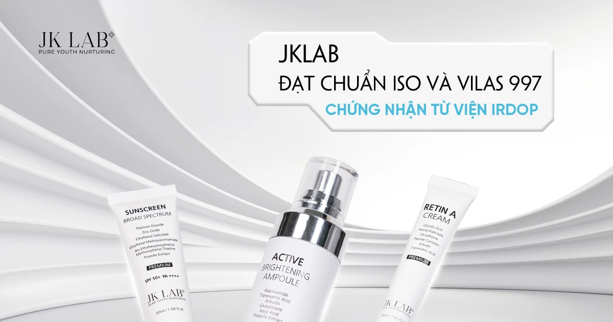 JKLab được kiểm nghiệm bởi Viện Nghiên cứu và Phát triển Sản phẩm Thiên nhiên IRDOP