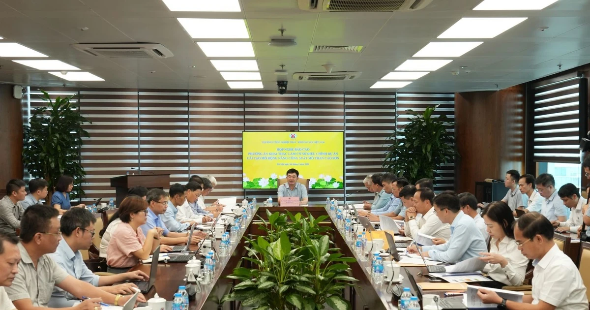 Rà soát phương án khai thác, hoàn thiện cơ sở điều chỉnh Dự án mở rộng mỏ than Cao Sơn