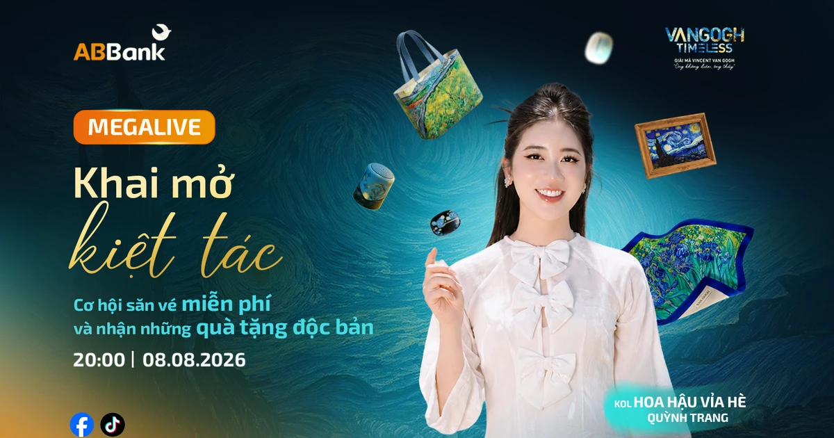 Megalive 'Khai mở kiệt tác' 8/8: Cơ hội rinh vé Van Gogh Timeless đã đến!