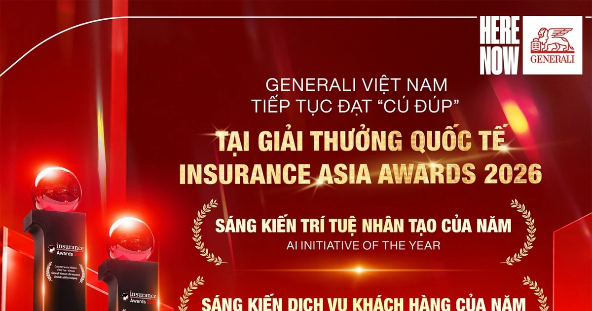 Generali Việt Nam thắng lớn tại Insurance Asia Awards 2026