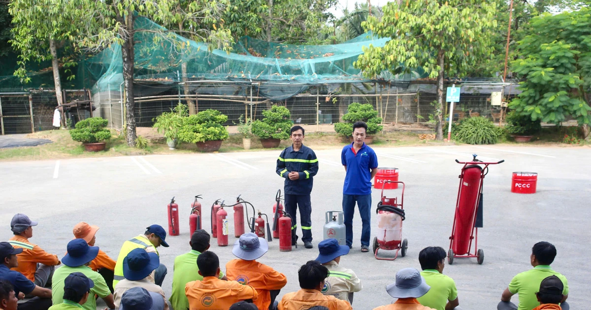 VWS chủ động nâng cao năng lực phòng cháy chữa cháy tại Khu liên hợp Đa Phước