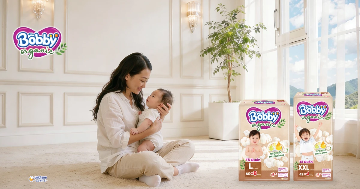 Bộ đôi Tã quần cao cấp Bobby Organic Day & Sleep Well: Giải pháp chăm sóc trọn vẹn suốt 24 giờ cho bé yêu
