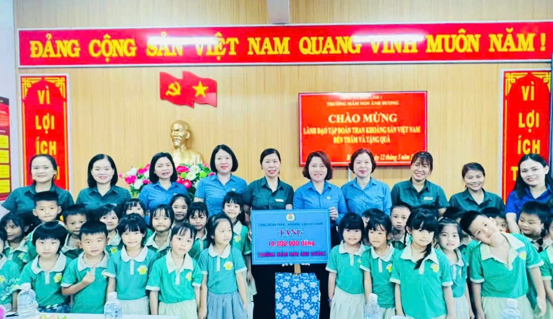 TKV dành hơn 2,3 tỷ đồng chăm lo con em người lao động dịp Quốc tế Thiếu nhi