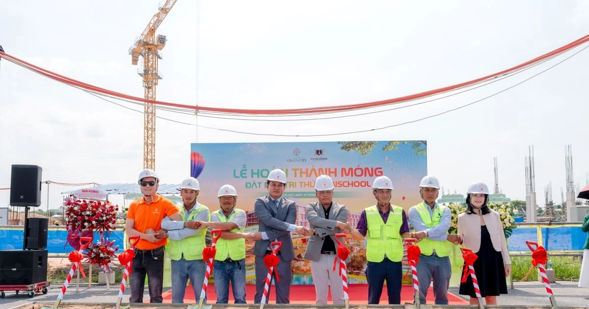 Vinschool tăng tốc xây dựng, gia đình trẻ thêm quyết tâm chuyển cư về Vinhomes Green City