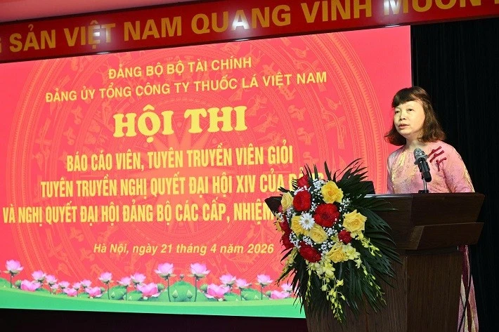 Đảng bộ Vinataba: Lan tỏa tinh thần Nghị quyết Đại hội XIV qua hội thi báo cáo viên