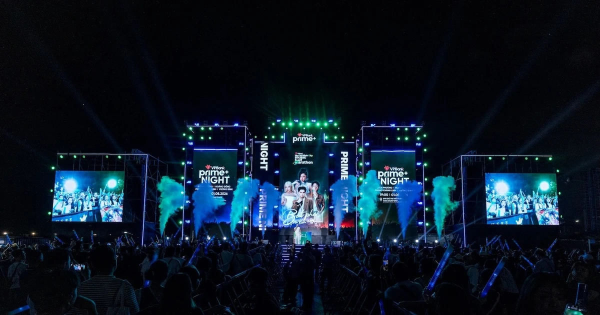 VPBank Prime's Night bùng nổ cảm xúc, tiếp lửa hơn 10.500 runner tại VPBank Ho Chi Minh City Music Half Marathon 2026