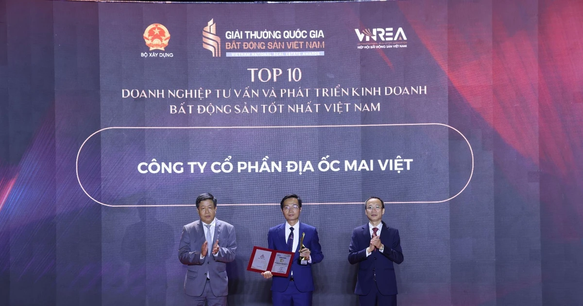 Mai Việt Land nhận 'cú đúp' tại Giải thưởng Quốc gia Bất động sản Việt Nam