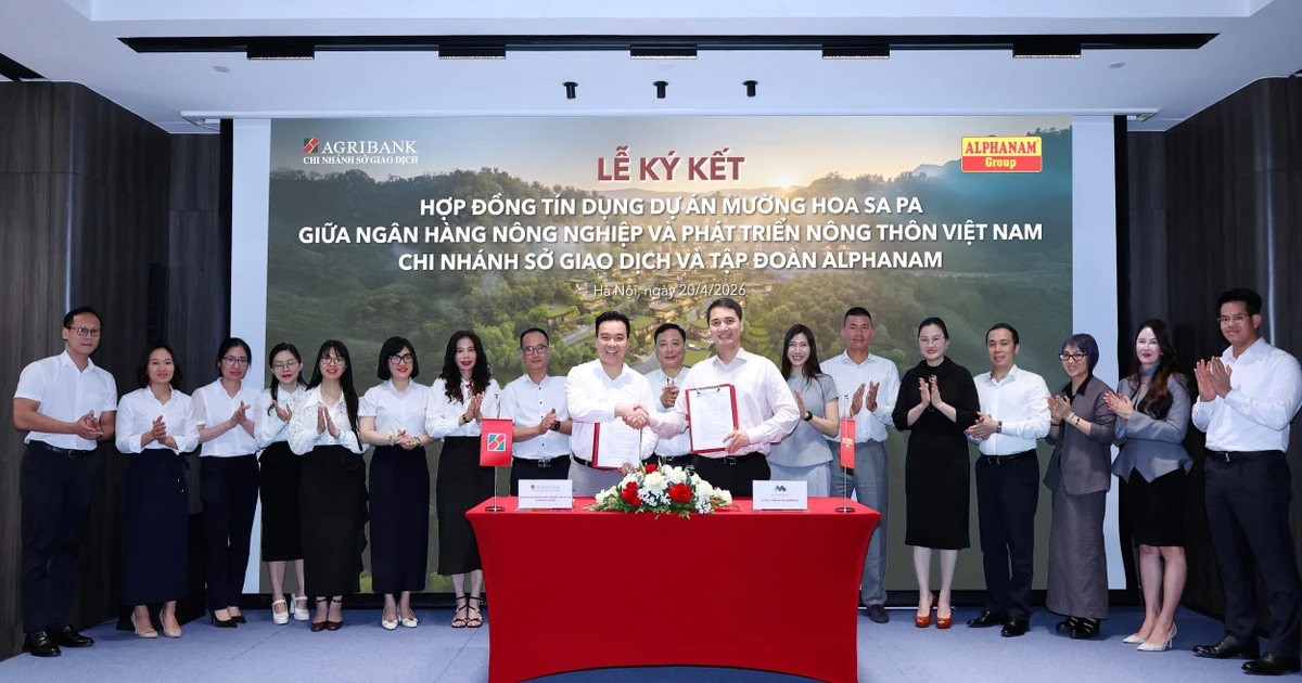 Agribank Sở Giao dịch – Alphanam ký kết tín dụng, tăng tốc phát triển dự án Mường Hoa Sa Pa