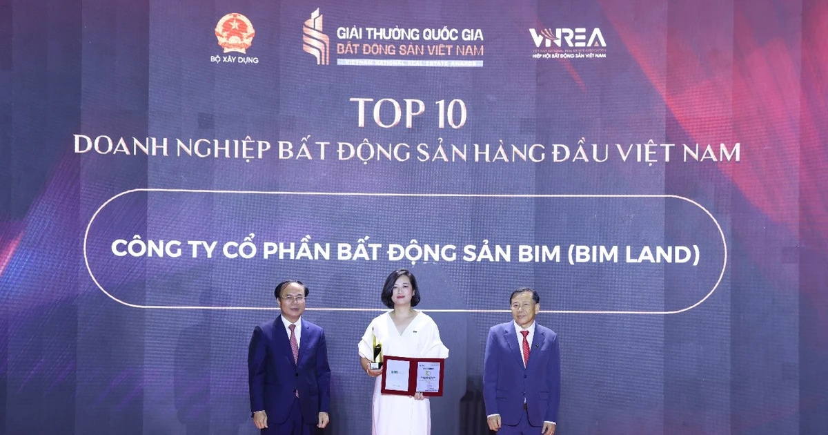 BIM Land được ghi nhận trong Top 10 doanh nghiệp bất động sản hàng đầu Việt Nam