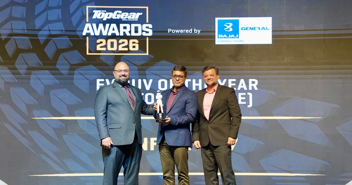 VinFast VF 7 nhận giải “suv điện của năm” tại BBC Topgear India Awards 2026