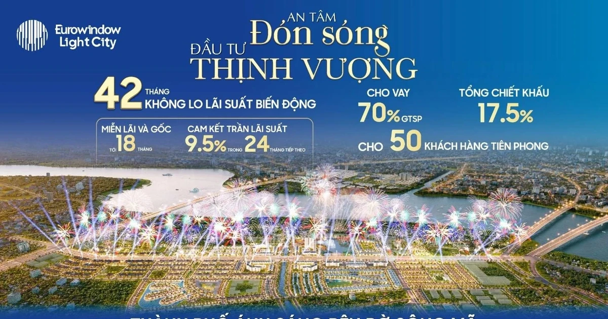 Eurowindow Light City tung chính sách 'bảo hiểm lãi suất': 42 tháng không lo lãi suất biến động