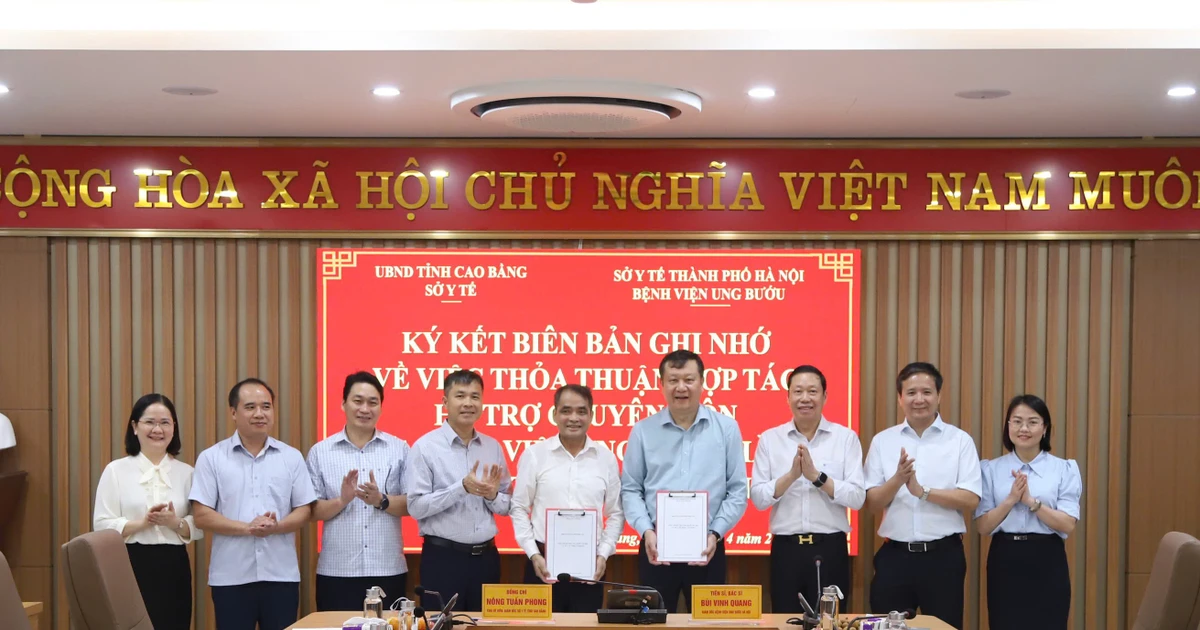 Tăng cường hợp tác nâng cao chất lượng điều trị ung thư cho người dân Cao Bằng