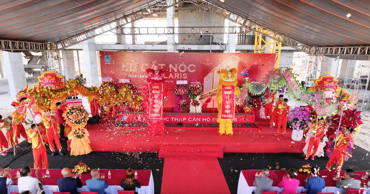 Tháp Polaris - The Maris Vũng Tàu chính thức cất nóc, khẳng định năng lực chủ đầu tư TDG Group