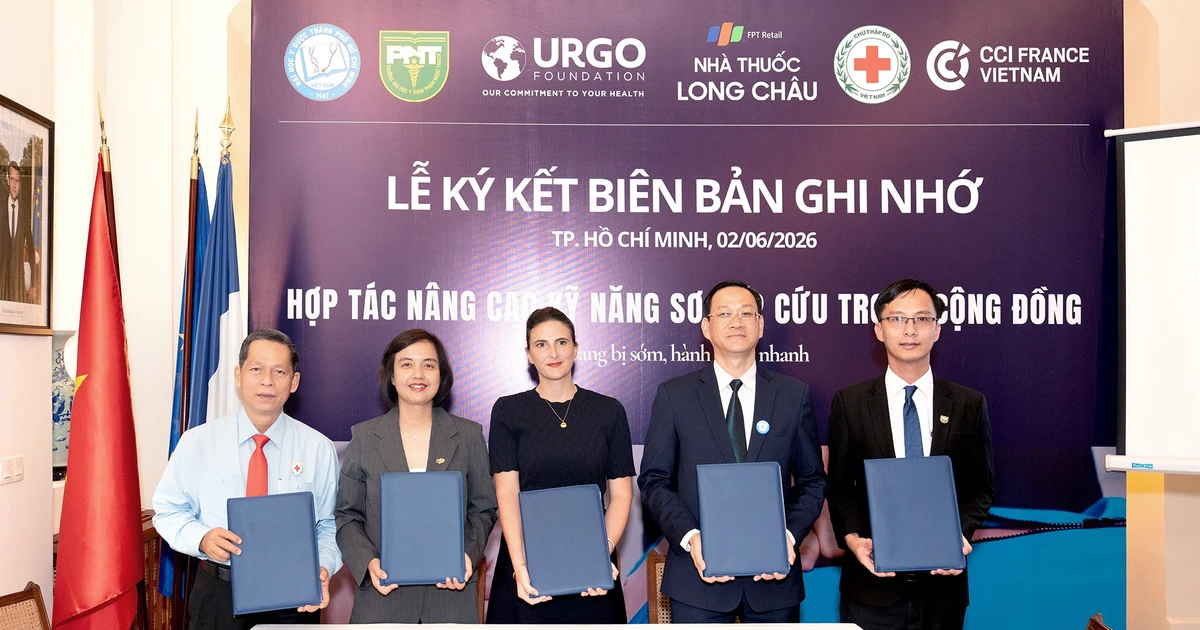 Hơn 22.000 dược sĩ Long Châu sẽ được đào tạo để trở thành tình nguyện viên sơ cấp cứu cộng đồng
