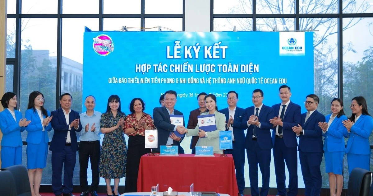 Báo Thiếu Niên Tiền Phong & Nhi Đồng và Ocean Edu đồng hành cùng thế hệ trẻ Việt Nam chinh phục tiếng Anh