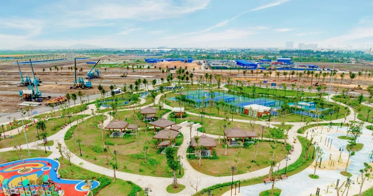 Chưa bàn giao nhà đã xong tiện ích, Vinhomes Golden City “gây sốt” khi chuẩn bị ra mắt công viên 5ha