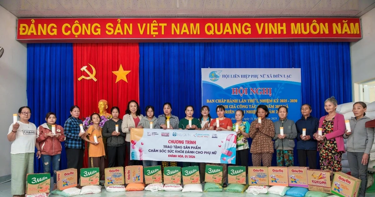 Nu Skin Việt Nam tặng 4.500 sản phẩm chăm sóc sức khỏe cho phụ nữ vùng bão lũ