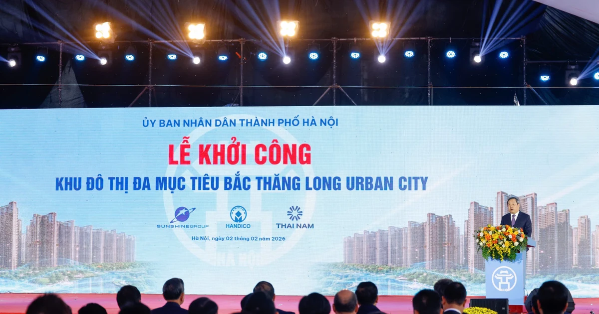 Tổng Bí thư Tô Lâm dự lễ khởi công Khu đô thị Bắc Thăng Long Urban City