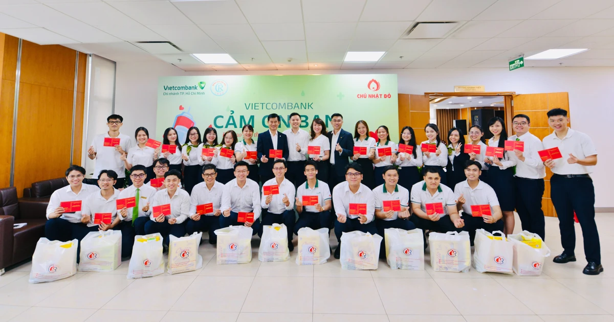 Vietcombank TP. Hồ Chí Minh hiến tặng 222 đơn vị máu, lan tỏa tinh thần “Chủ Nhật Đỏ” trong Tháng Thanh niên