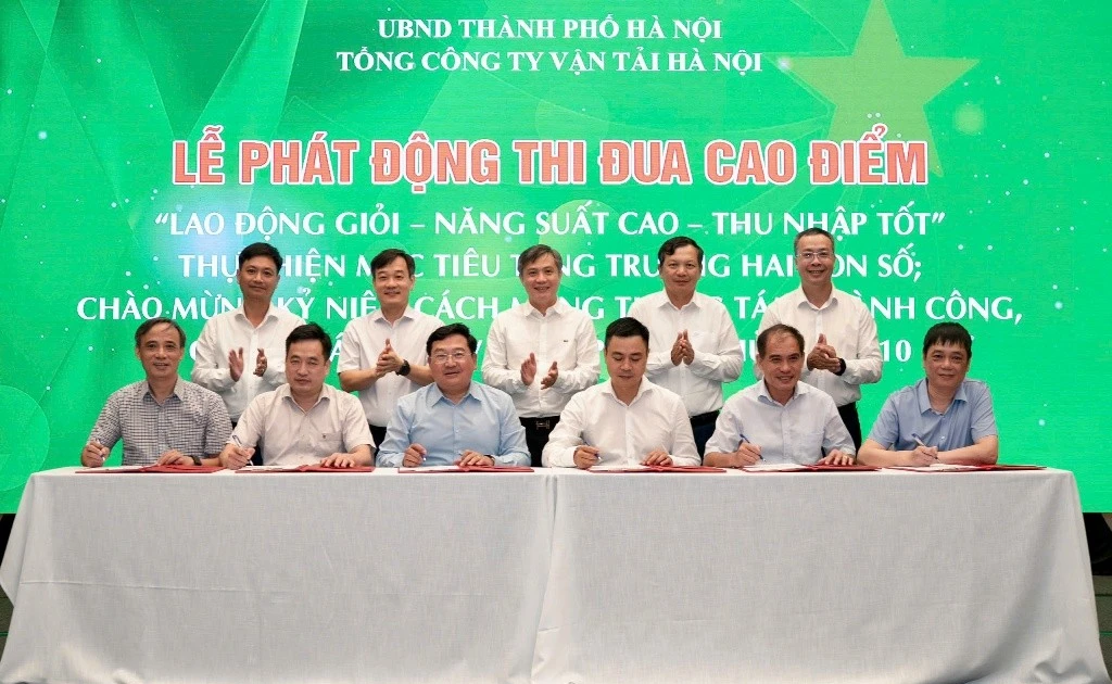 Transerco phát động thi đua cao điểm nâng cao chất lượng dịch vụ chào mừng các ngày lễ lớn của Thủ đô và đất nước