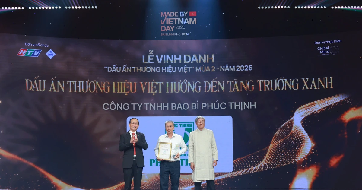 Bao bì Phúc Thịnh lần thứ 2 được vinh danh ‘Dấu ấn thương hiệu Việt hướng đến tăng trưởng xanh’