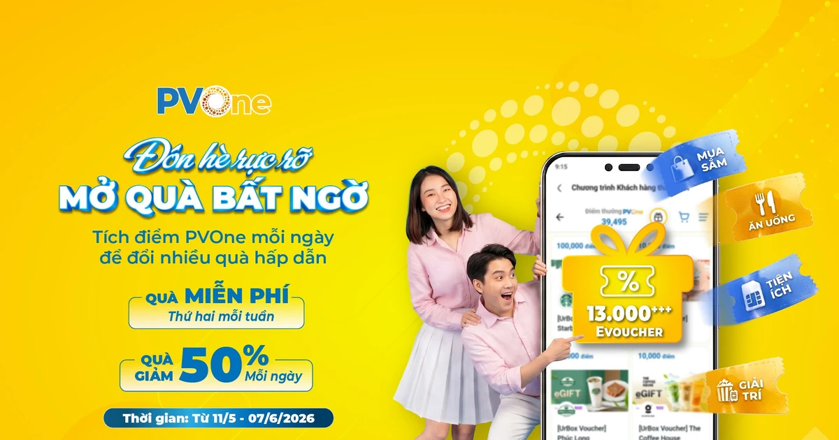 Cùng PVcomBank đón hè rực rỡ với hơn 13.000 quà tặng trên hệ sinh thái PVOne