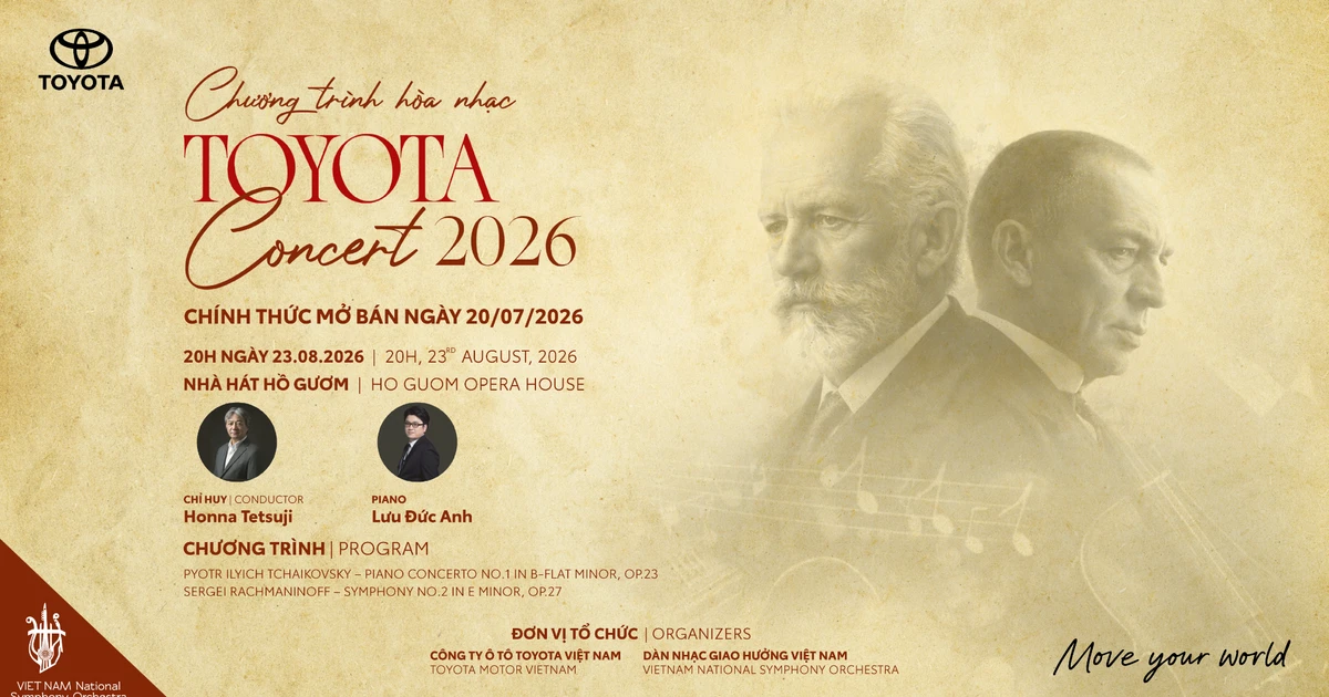Hòa nhạc Toyota 2026: Khi những kiệt tác âm nhạc kinh điển cất vang tại Nhà hát Hồ Gươm