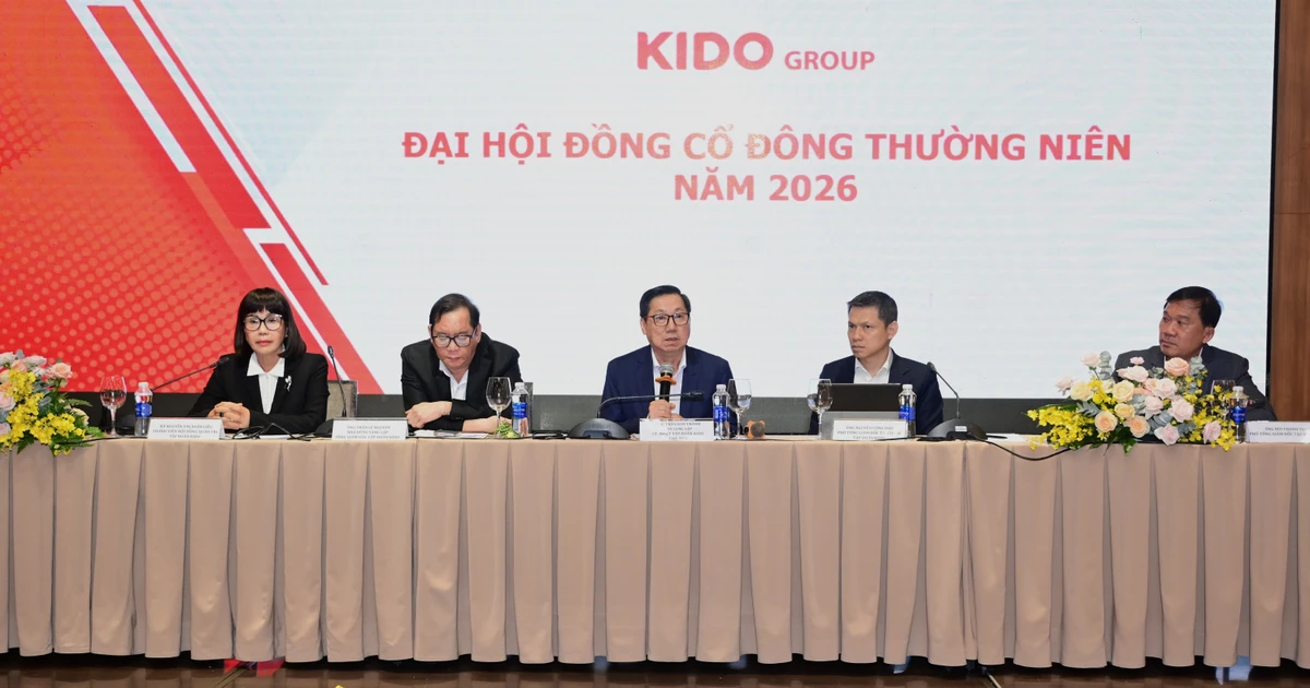 KIDO đặt mục tiêu doanh thu 12.000 tỷ đồng năm 2026